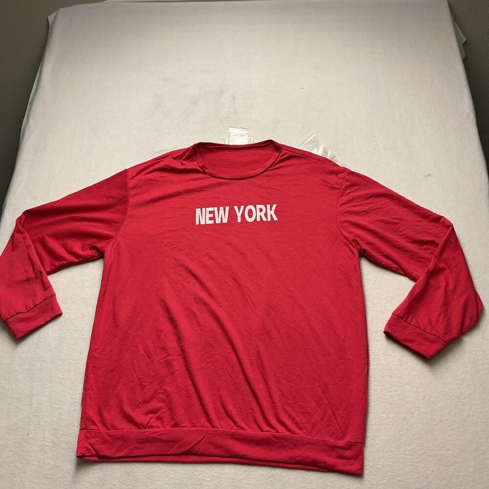 New York Women’s Pink Long Sleeve Shirt Sz XXL Excellent Condition, 4209